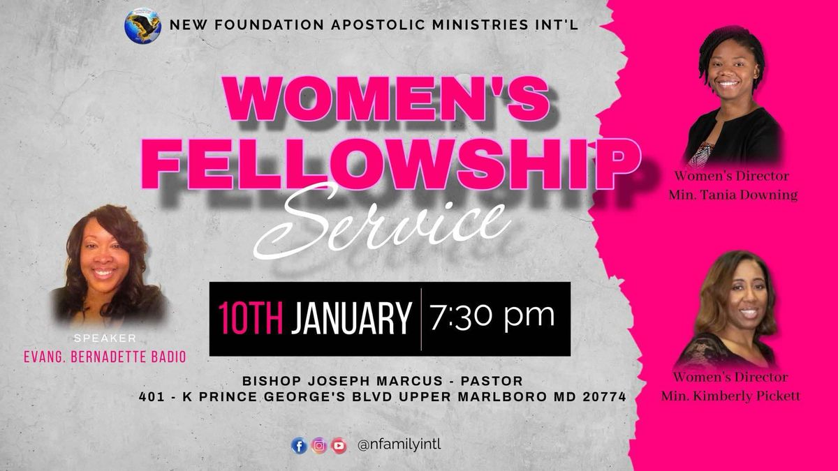 Women\u2019s Fellowship Service!