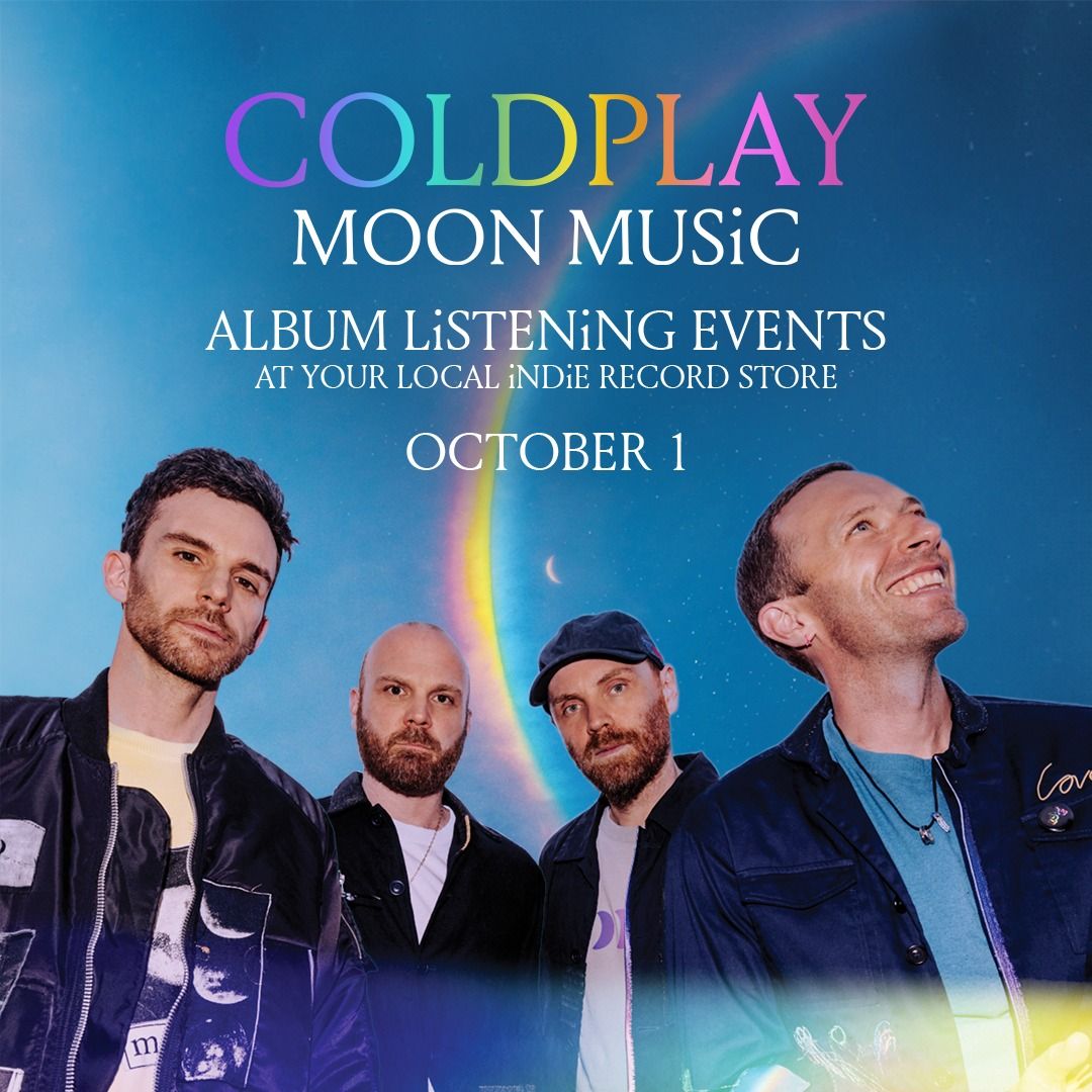 Coldplay Moon Music Listening Party