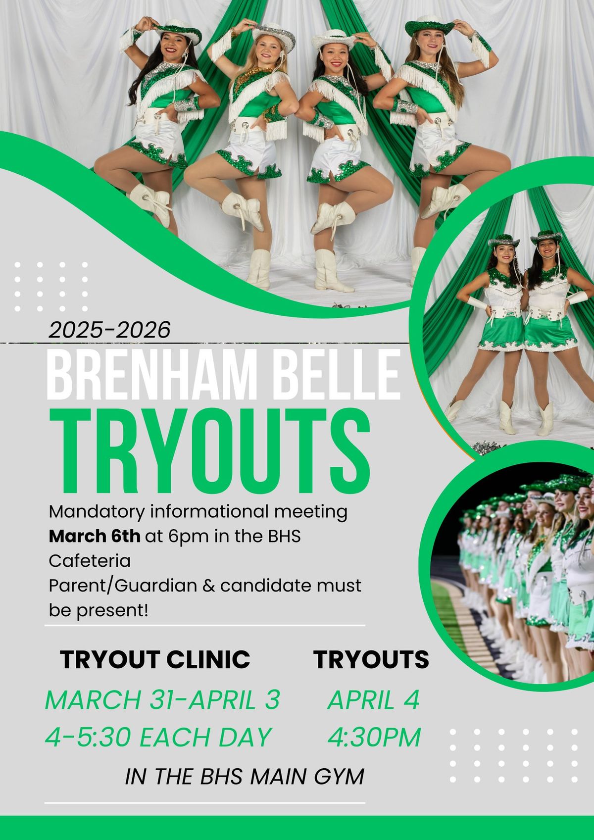 Brenham Belle Tryouts - Informational Meeting