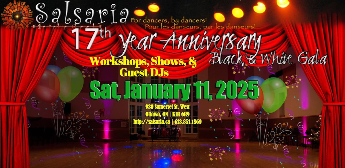 Salsaria's 16th Year Anniversary - Black & White Gala