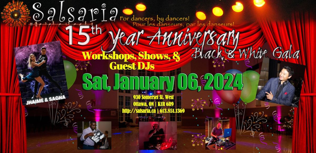 Salsaria's 16th Year Anniversary - Black & White Gala