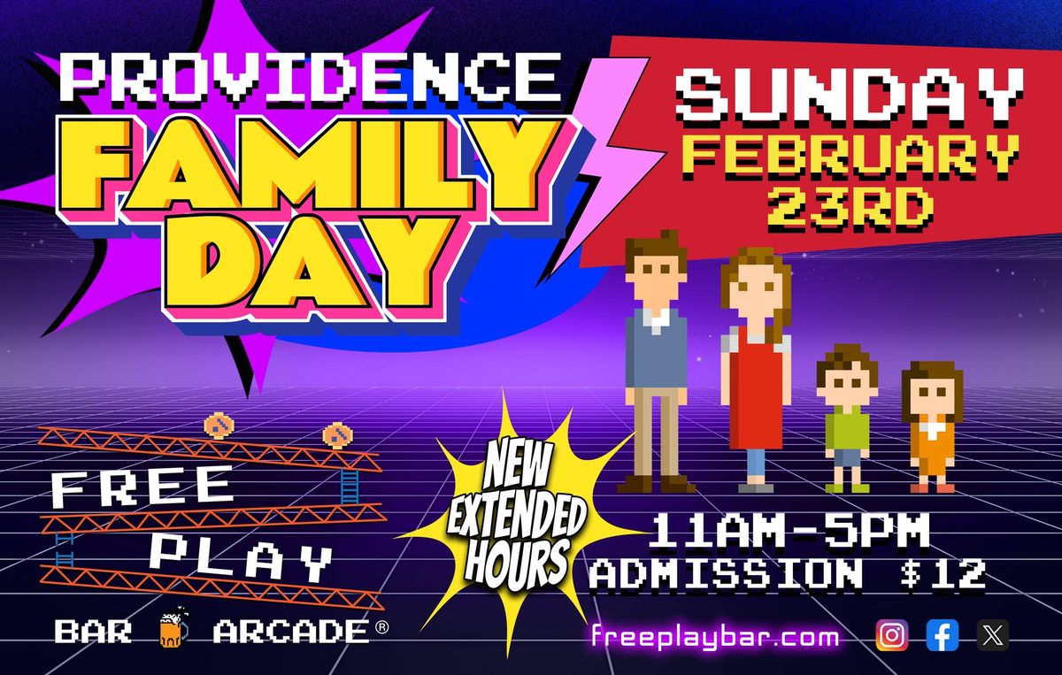 Providence Freeplay Family Day - Sunday February 23rd