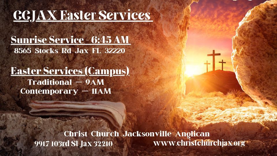 Easter Services at Christ Church Jacksonville Anglican