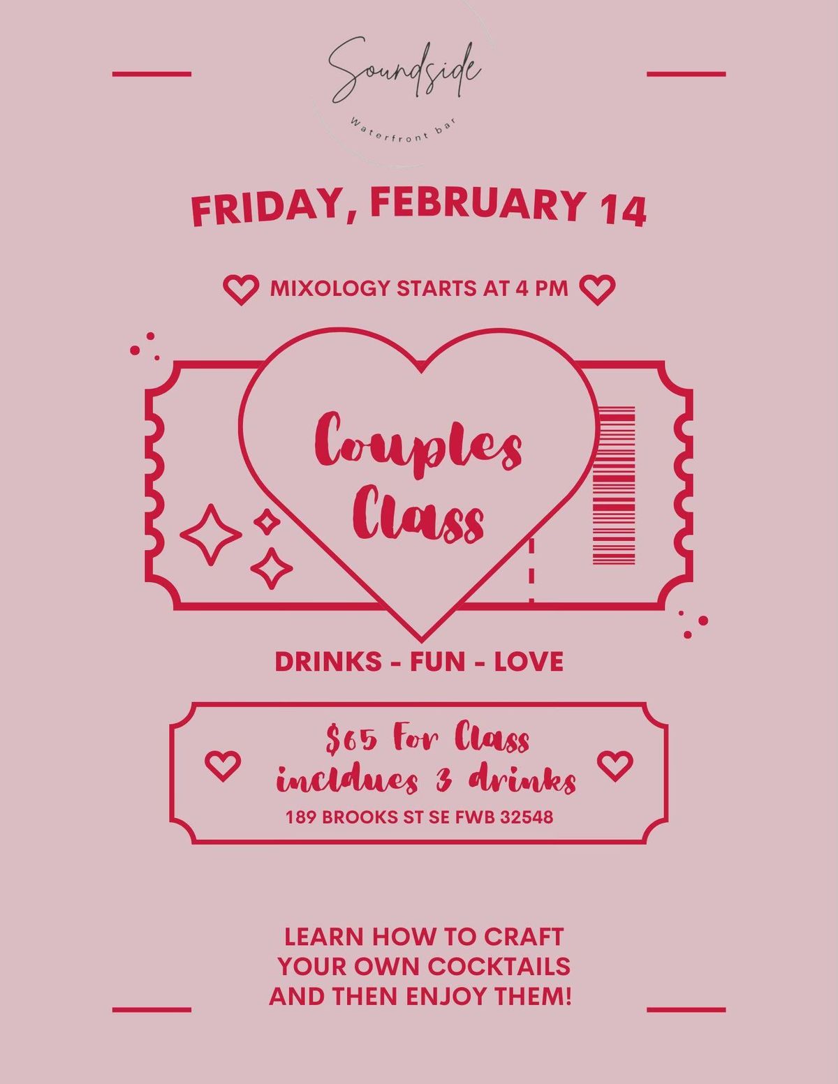 Couples Mixology Class