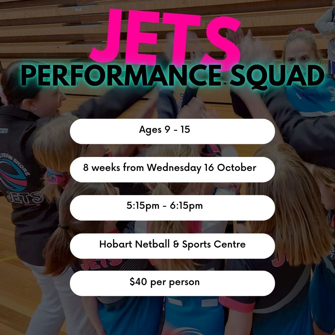 Eastern Shore Jets Netball - Junior Performance Program STARTS