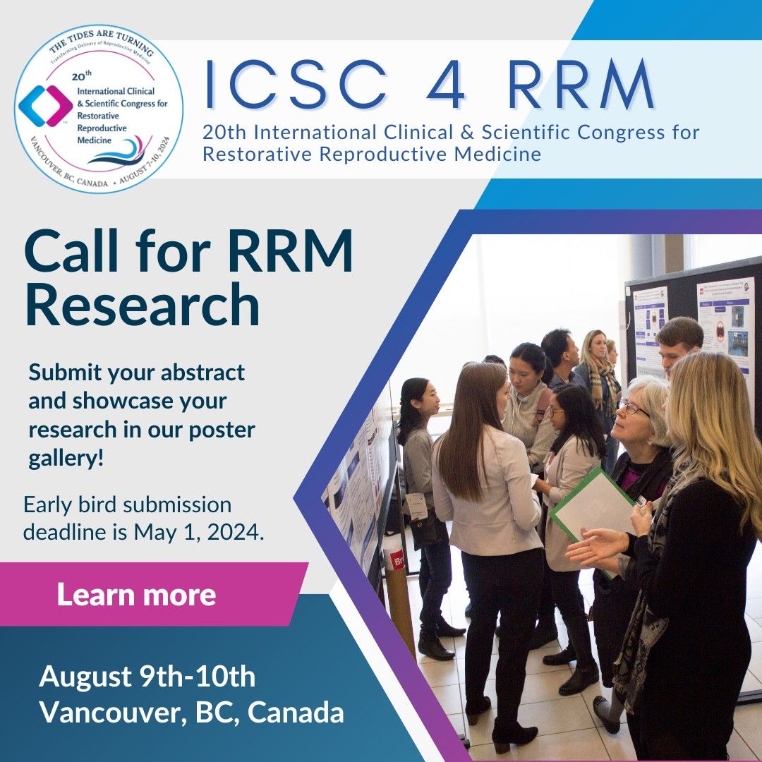 Early Deadline to Submit Research for the 20th International Clinical & Scientific Congress for RRM