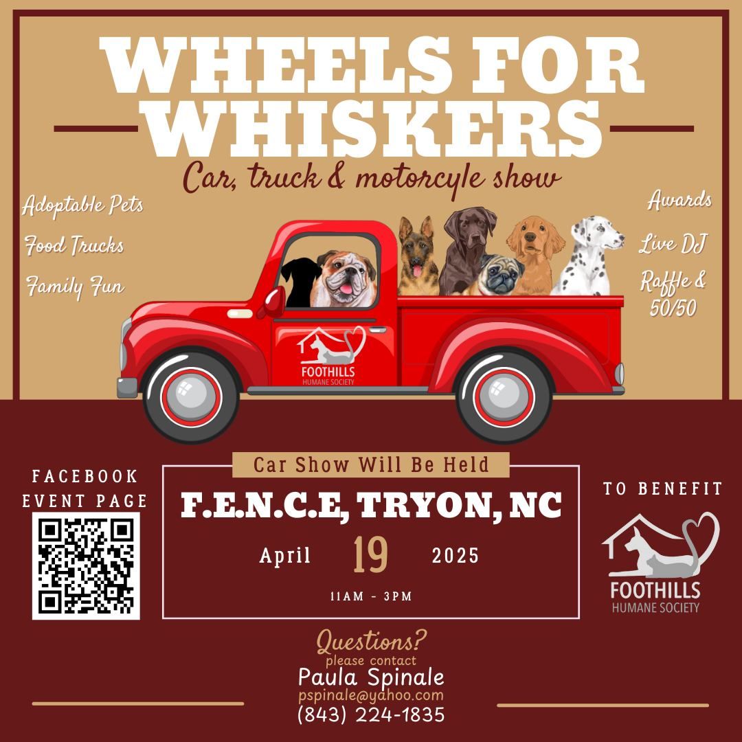 Wheels For Whiskers - Car, Truck & Bike Show