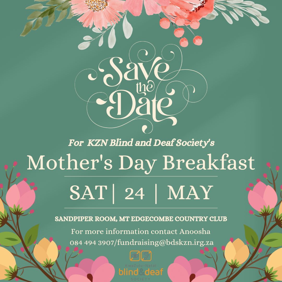 KZN Blind and Deaf Society Mother's Day Breakfast