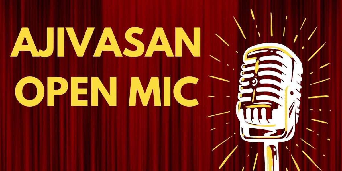 Ajivasan Open Mic Bengaluru