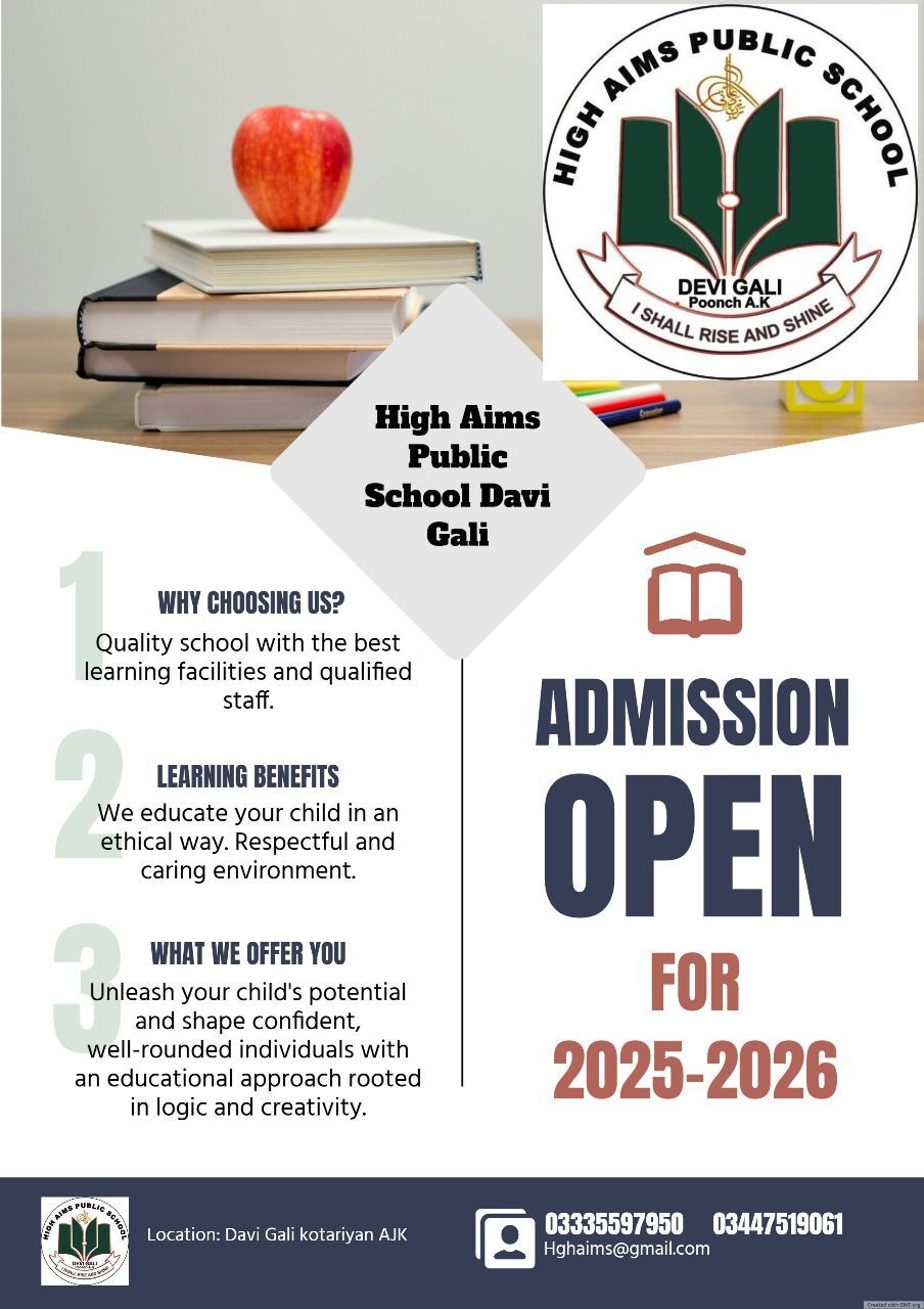 Admission Open at High Aims Public School