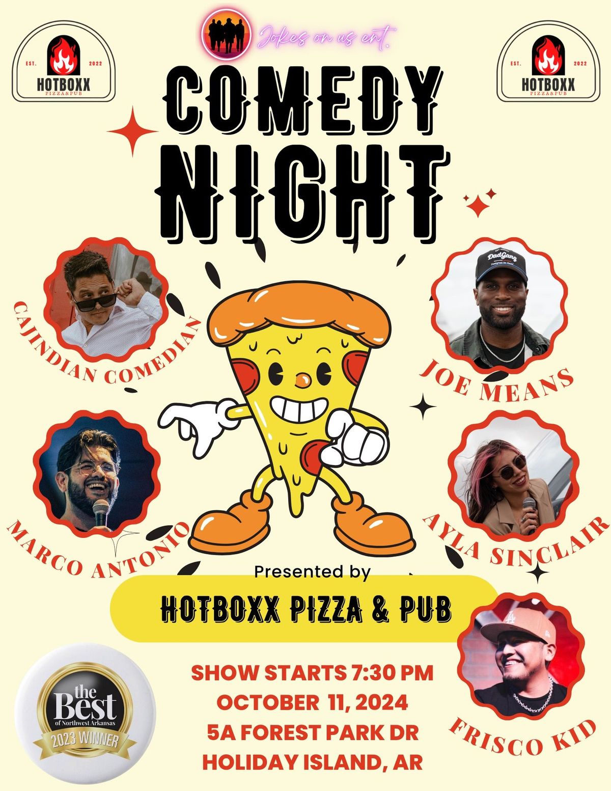 Comedy Night @ Hotboxx 