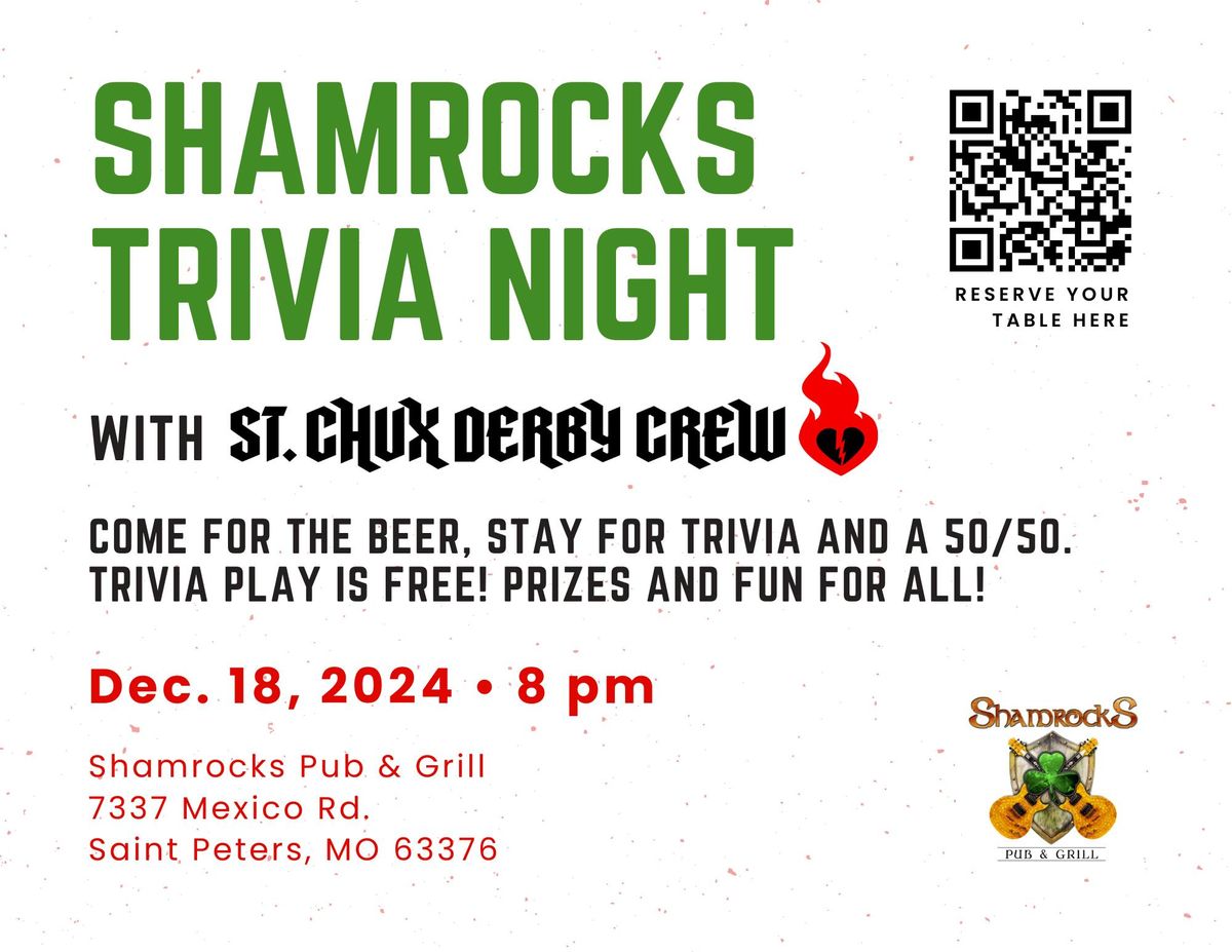 Shamrocks Trivia Night