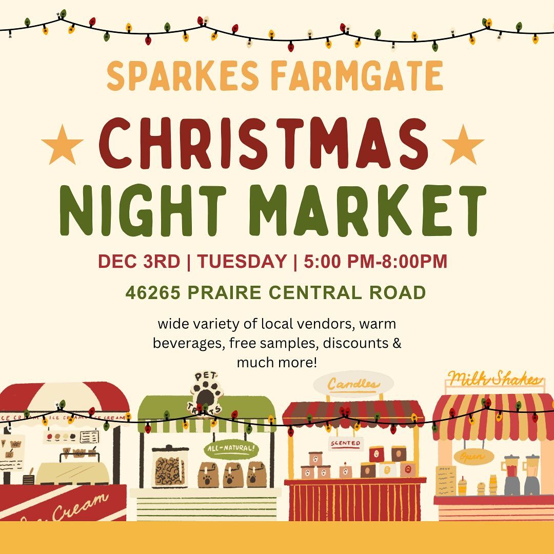 Sparkes Farmgate Christmas Night Market 