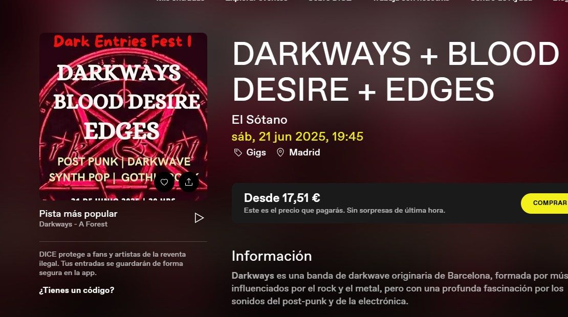 DARKWAYS + BLOOD DESIRE + EDGES