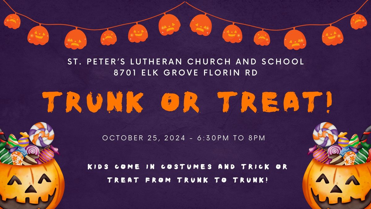 Trunk or Treat!