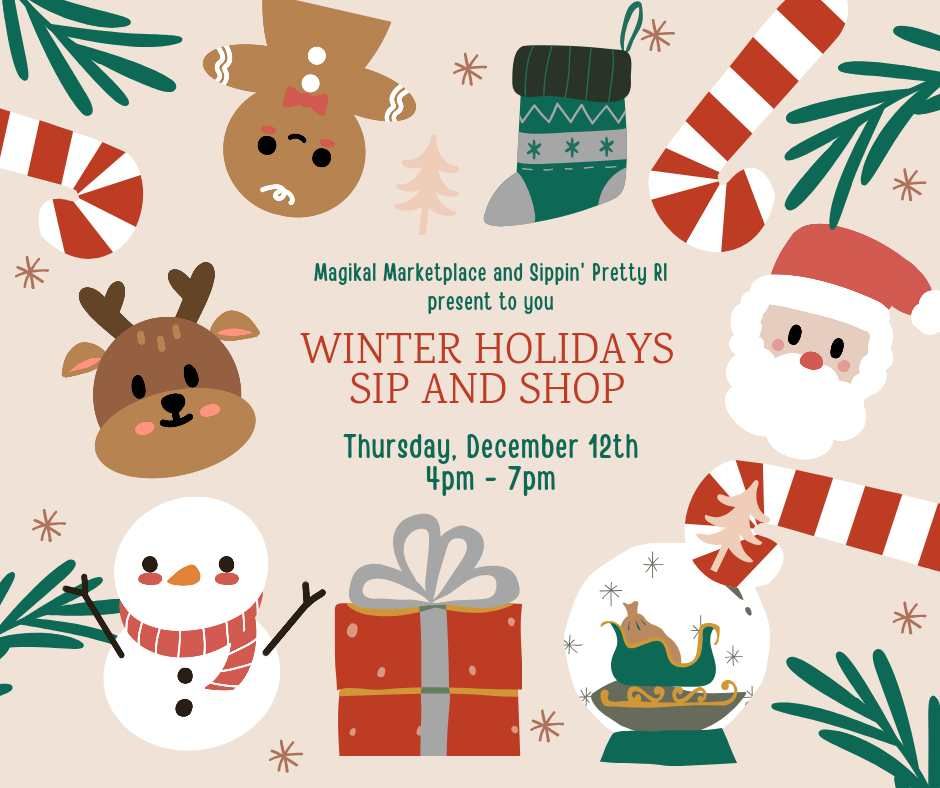 Magikal Marketplace Winter Holiday Sip and Shop