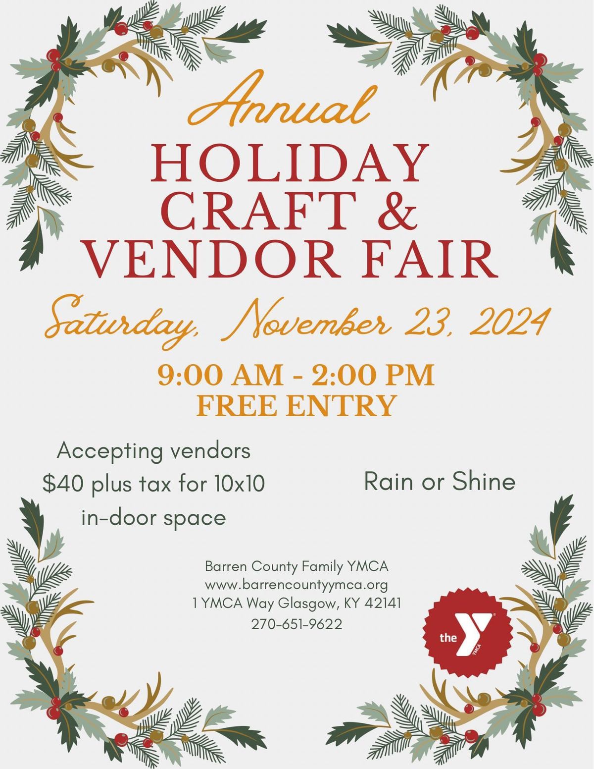 Annual Holiday Craft and Vendor Fair & Underwater Christmas Tree Party