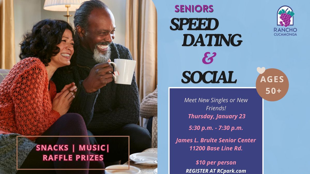 Seniors Speed Dating & Social