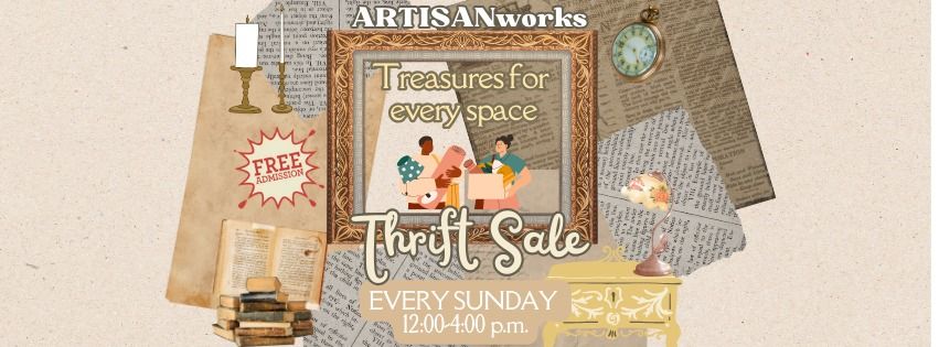 ARTISANworks Weekly Thrift Sale 