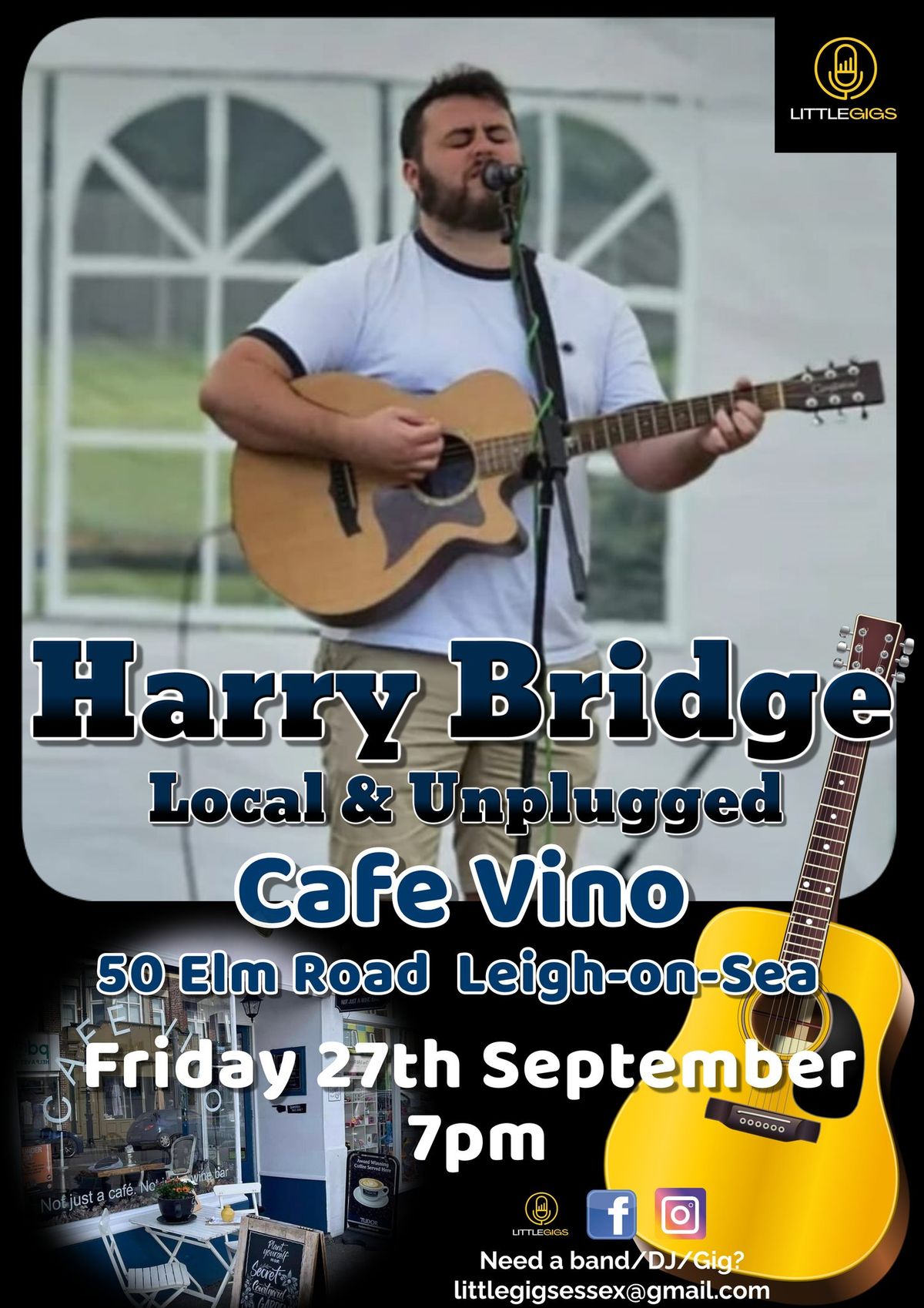 Harry Bridge - Live and Unplugged at Cafe Vino, Leigh! 