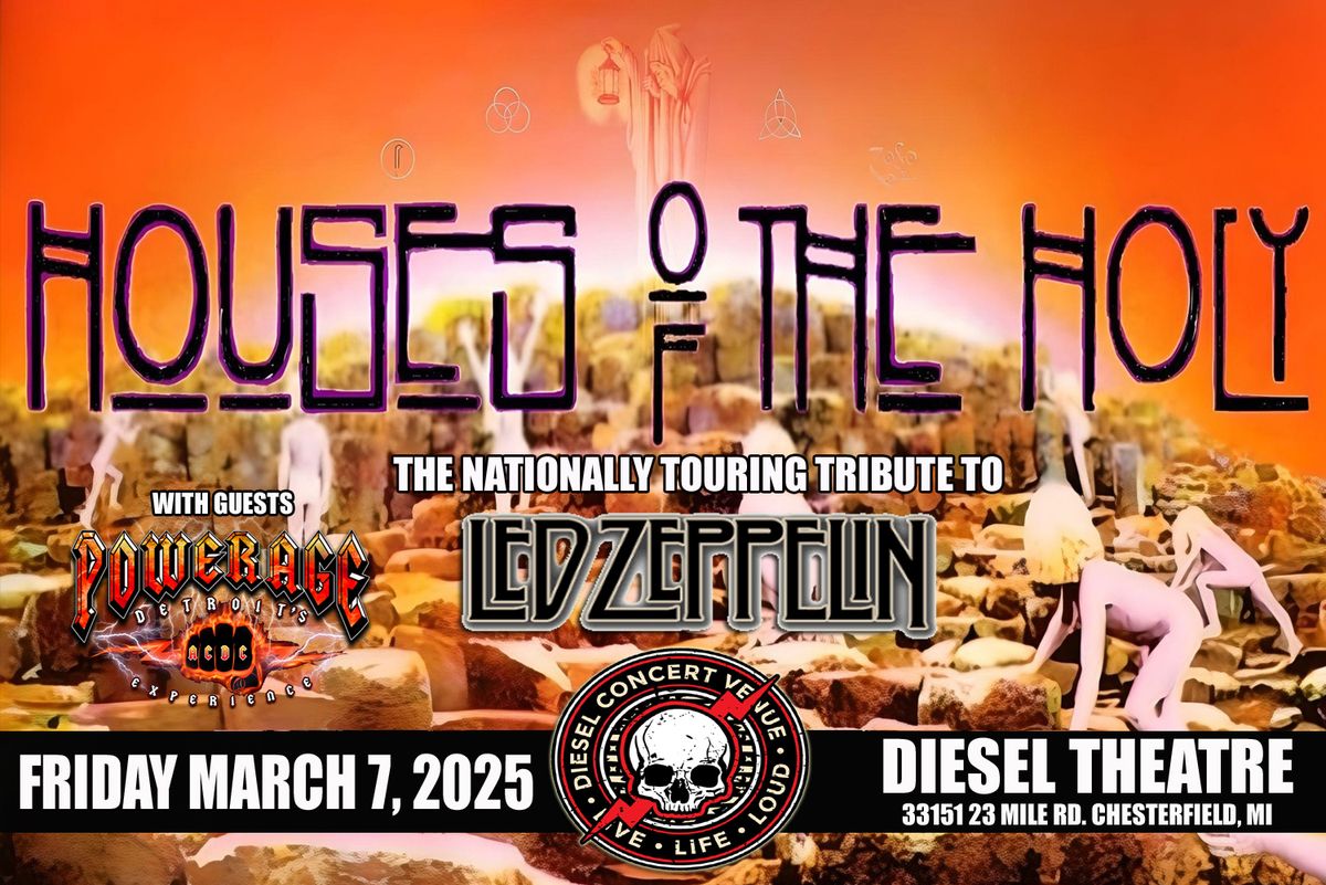 Houses of the Holy - the True Led Zeppelin Experience, live at Diesel Friday March 7, 2025 