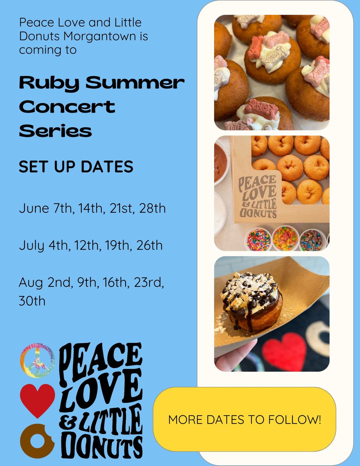 Peace Love and Little Donuts at the Ruby Summer Concert Series