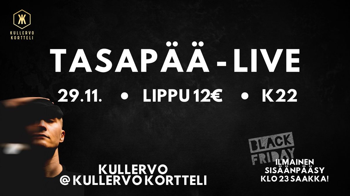 TASAP\u00c4\u00c4 - LIVE @KULLERVO