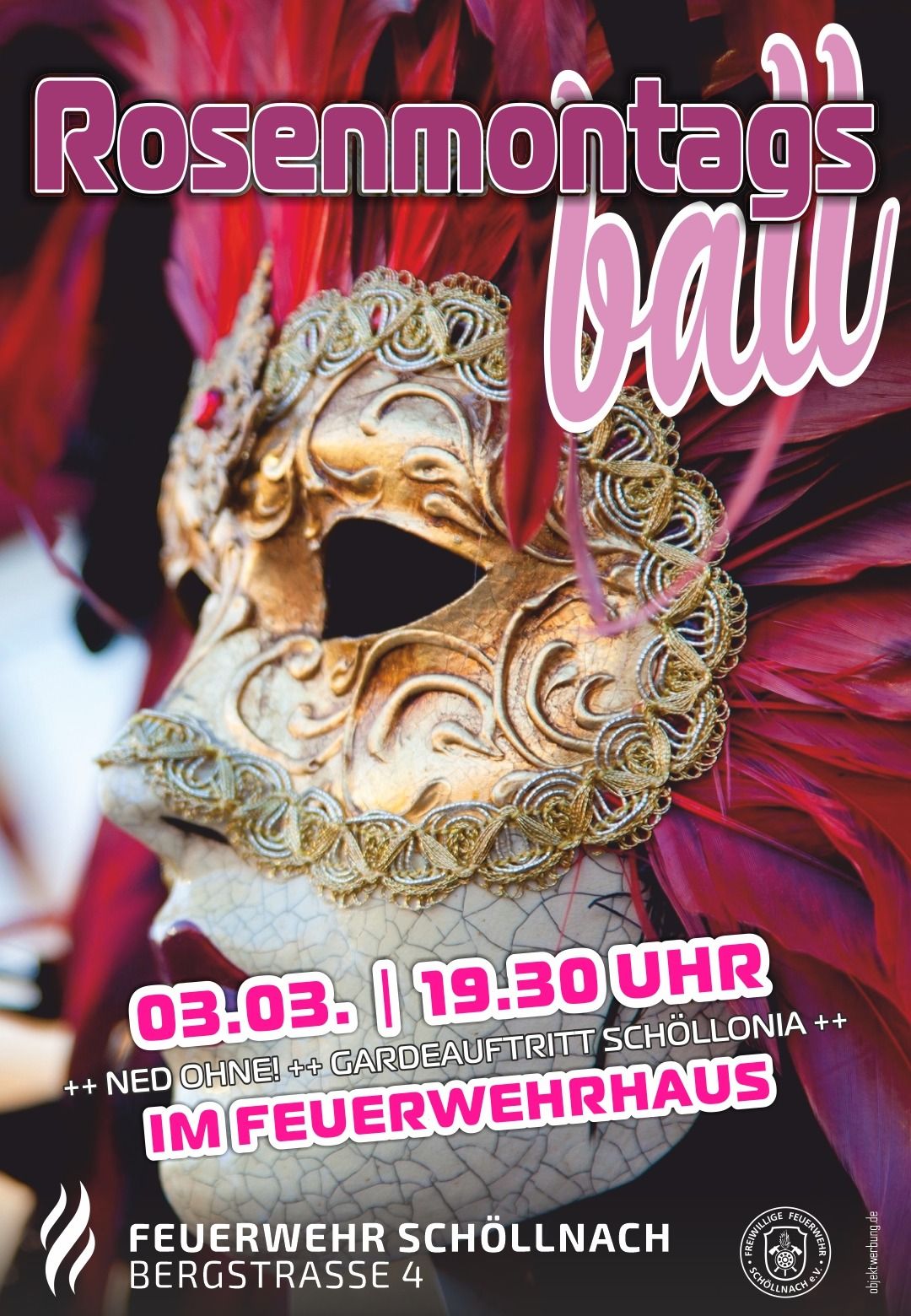 Rosenmontagsball der FFW Sch\u00f6llnach