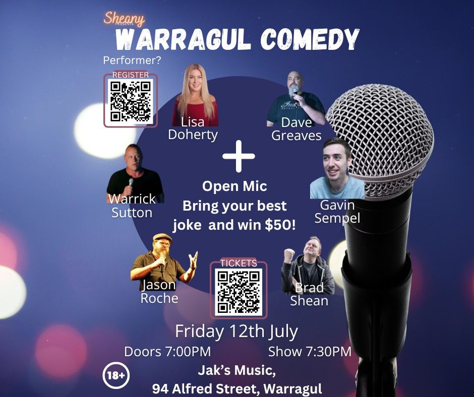 Warragul Comedy and Open Mic