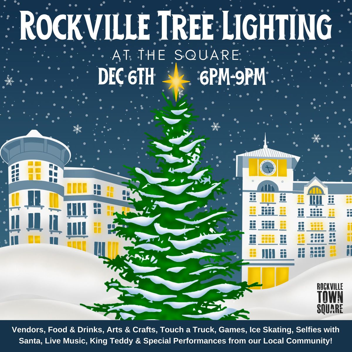 Rockville Town Square Tree Lighting 2024