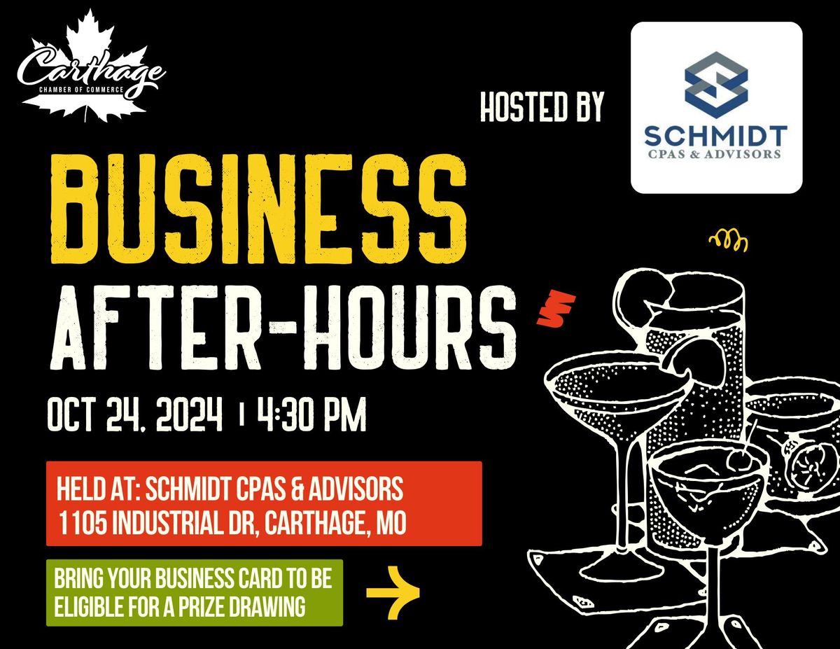 Business After-Hours-Schmidt CPA's & Advisors