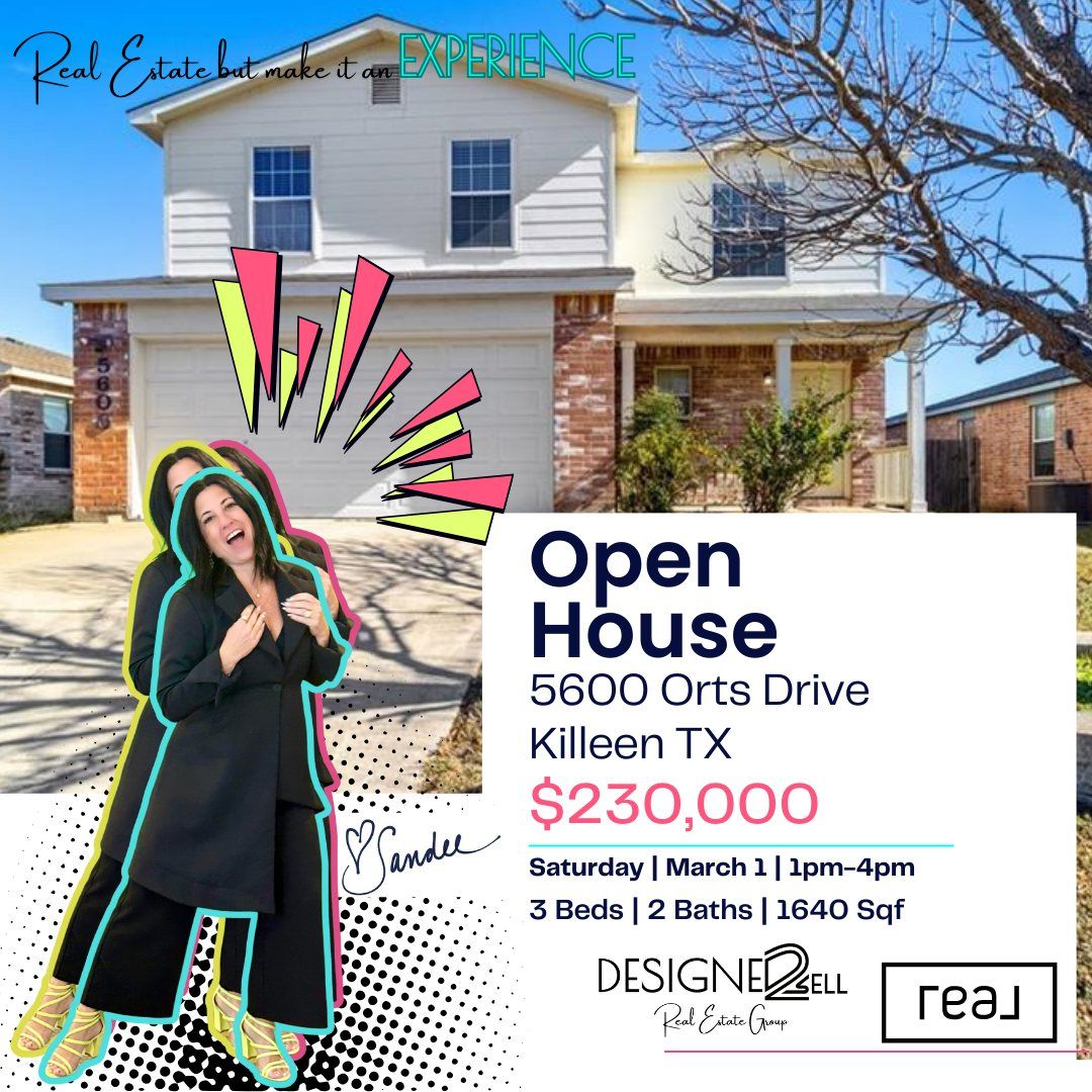 OPEN HOUSE: 5600 ORTS DRIVE, Killeen TX