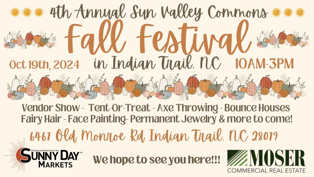 4th Annual Sun Valley Commons Fall Festival 