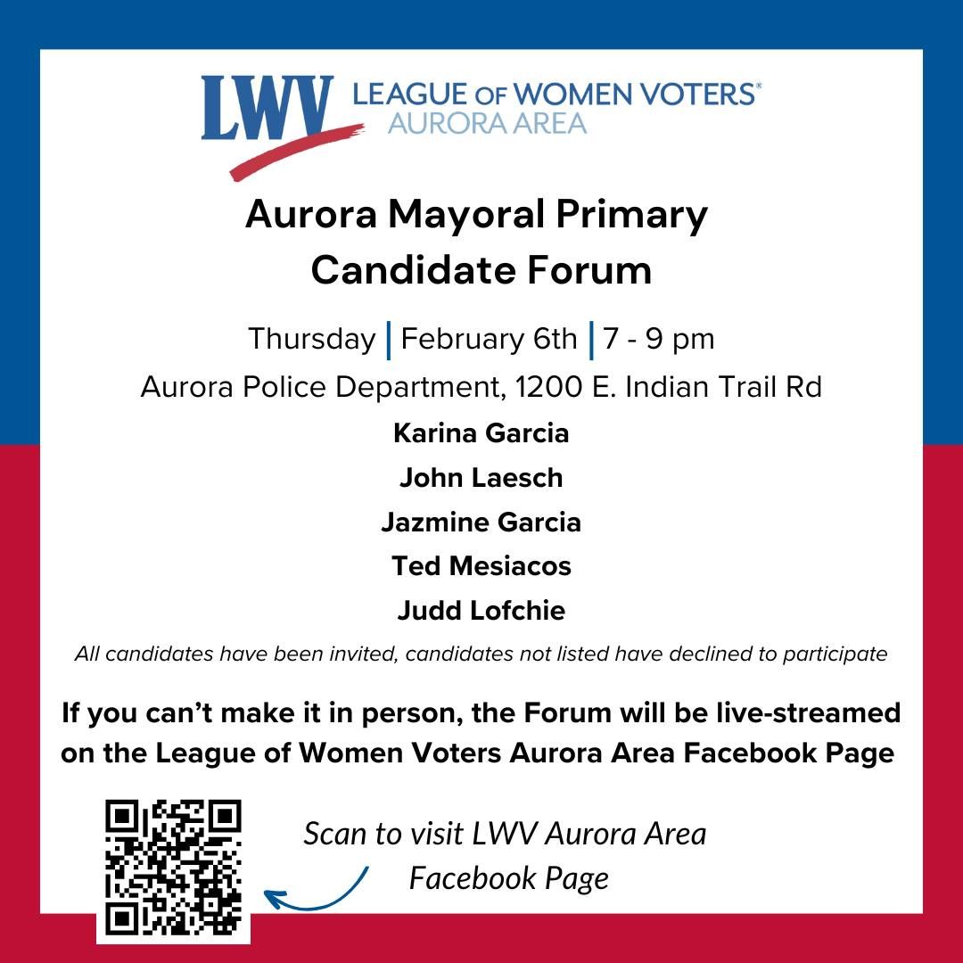 Aurora Mayoral Primary Candidate Forum