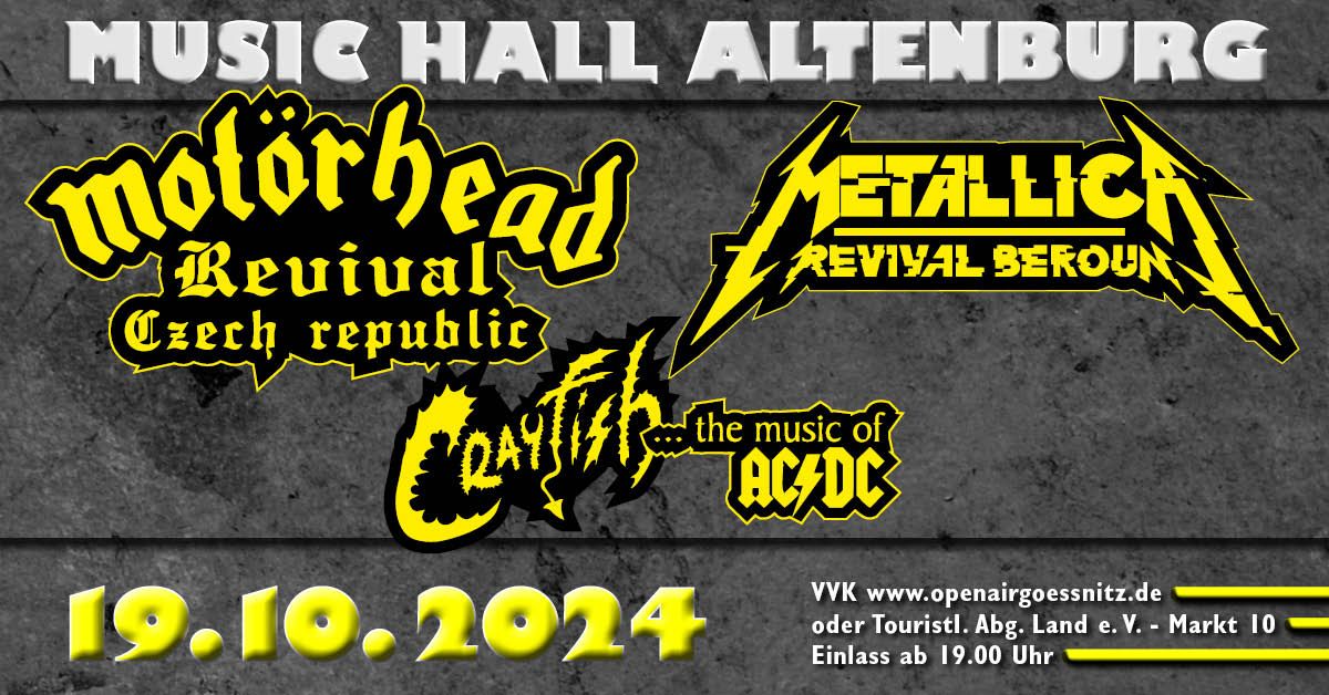 MOT\u00d6RHEAD CZ Revival + METALLICA Revival Beroun + CRAYFISH