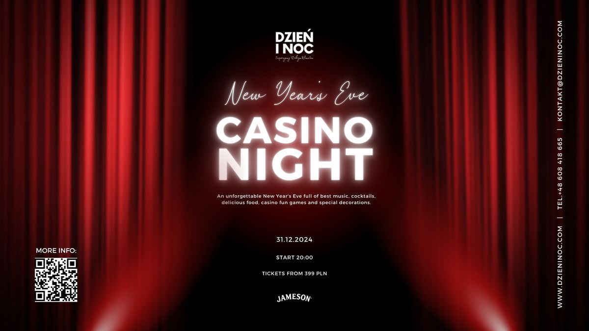 \ud83c\udf87 Sylwester 2024 | CASINO NIGHT x DZIE\u0143 I NOC x JAMESON \ud83c\udf87