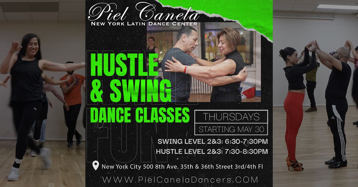 Hustle Dance Class, Level 2 Advanced-Beginner
