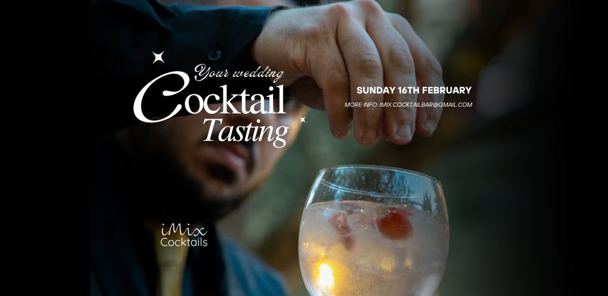 Wedding Cocktail Tasting by iMix Cocktails