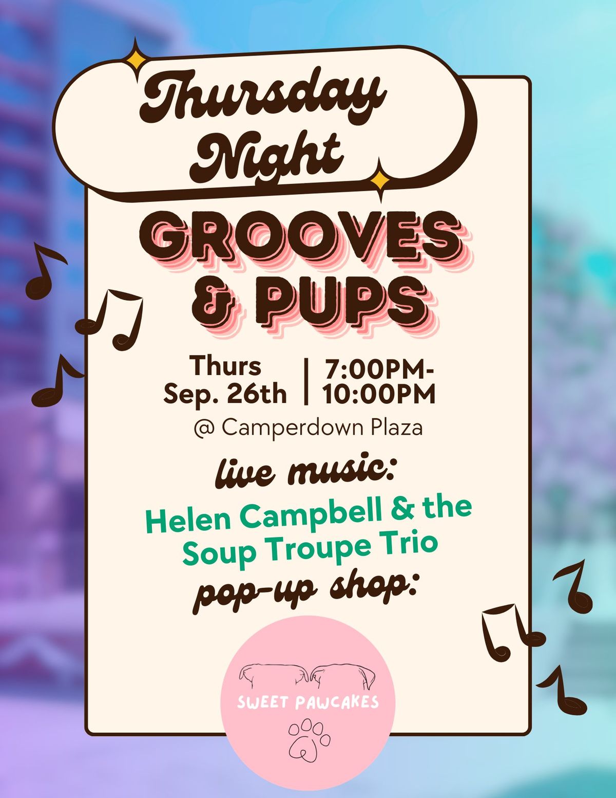 Thursday Night Grooves & Pups