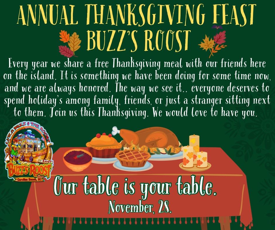 Buzz\u2019s Annual Thanksgiving Feast 