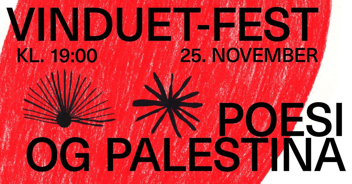 Vinduet-fest: poesi og Palestina