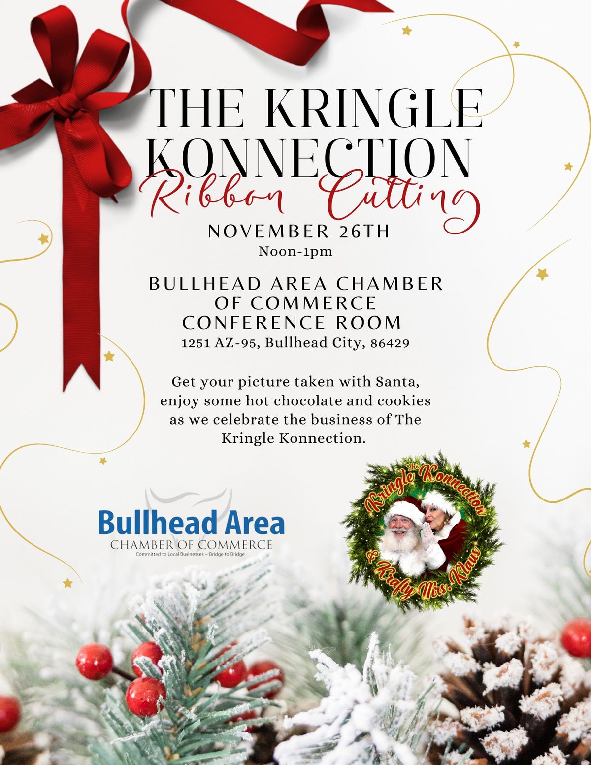 Ribbon Cutting - The Kringle Konnection