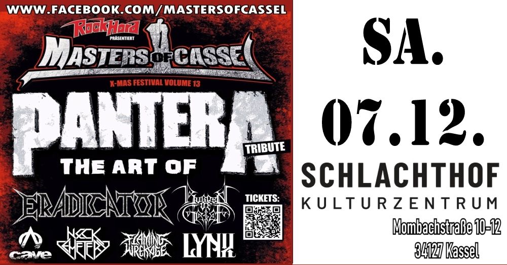 XIII. MASTERS OF CASSEL X-MAS FESTIVAL im Schlachthof