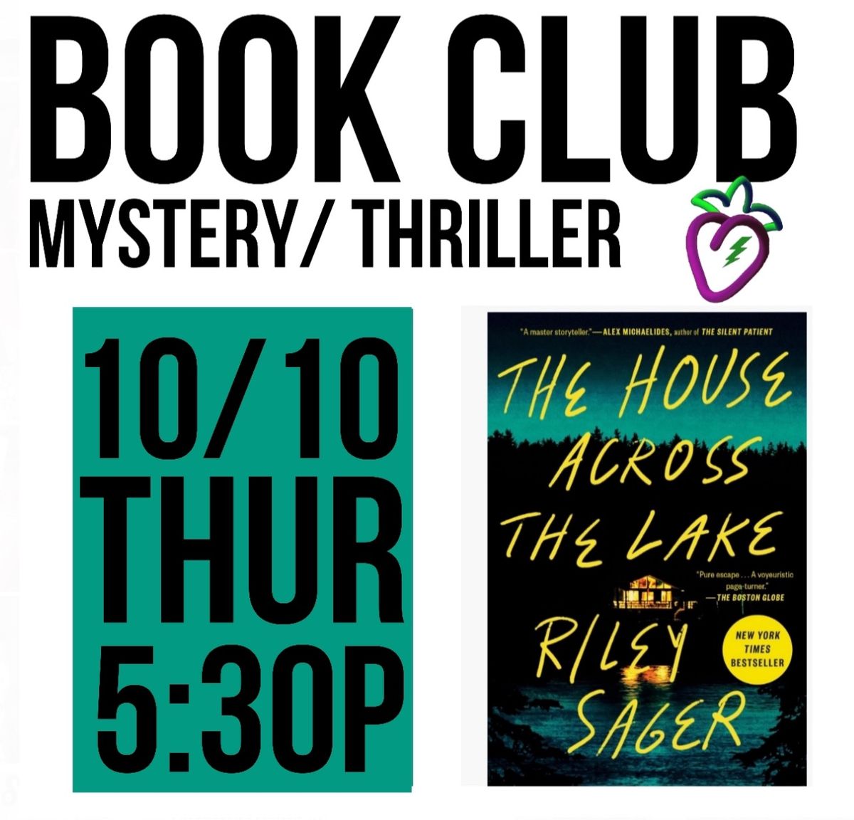 Mystery\/Psych\/Thriller Book Club - Oct 2024- IN PERSON 