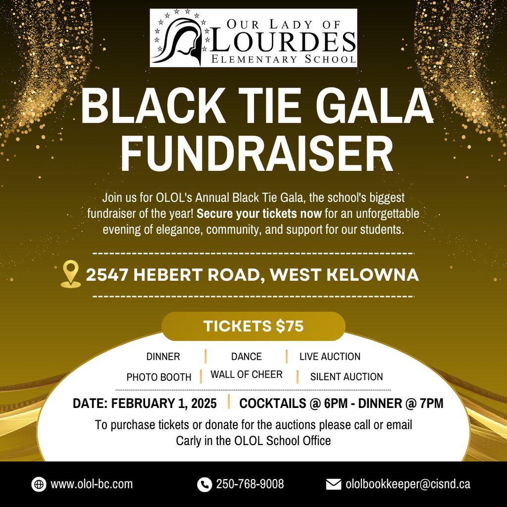 Our Lady of Lourdes Black Tie Gala