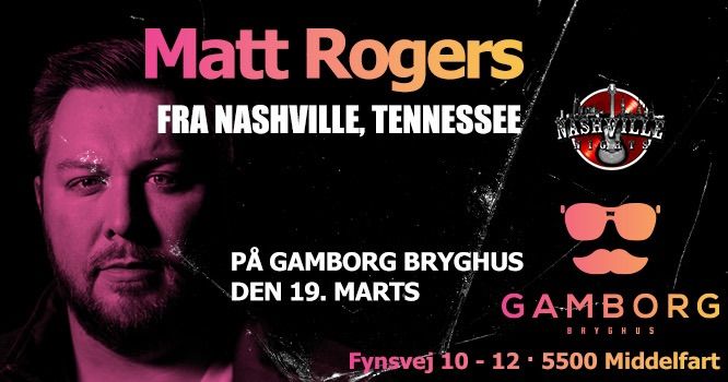 Eksklusiv koncert med Matt Rogers (US)