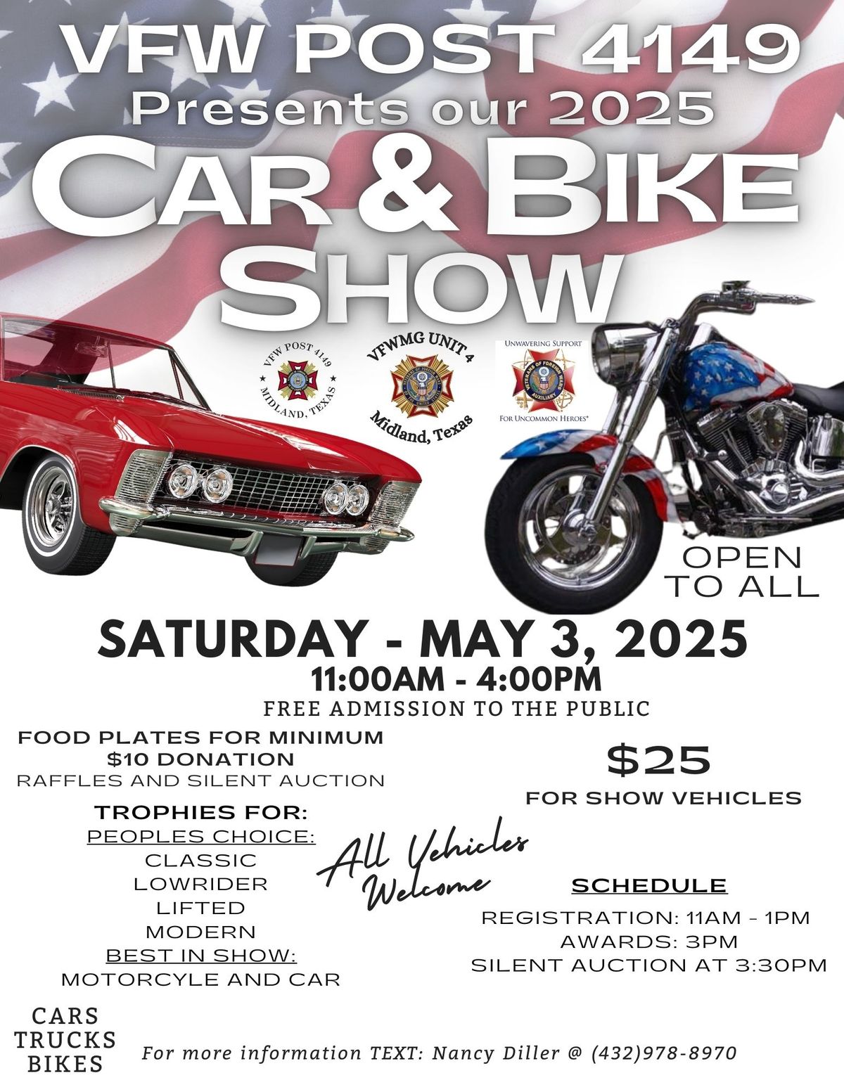 VFW Post 4149 Car and Bike Show