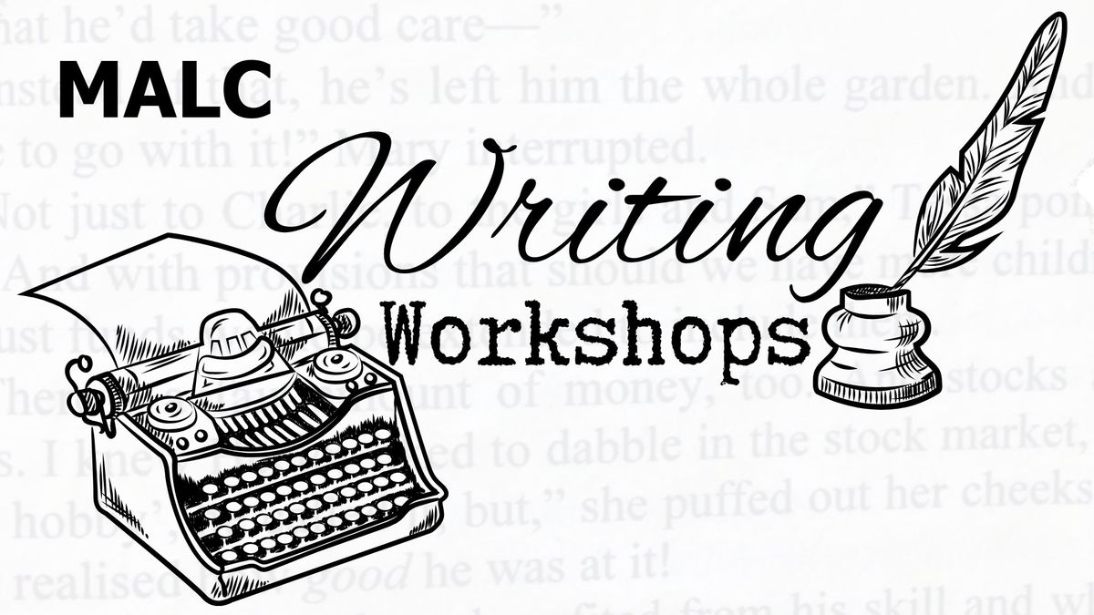 November Writing Workshops for Adults