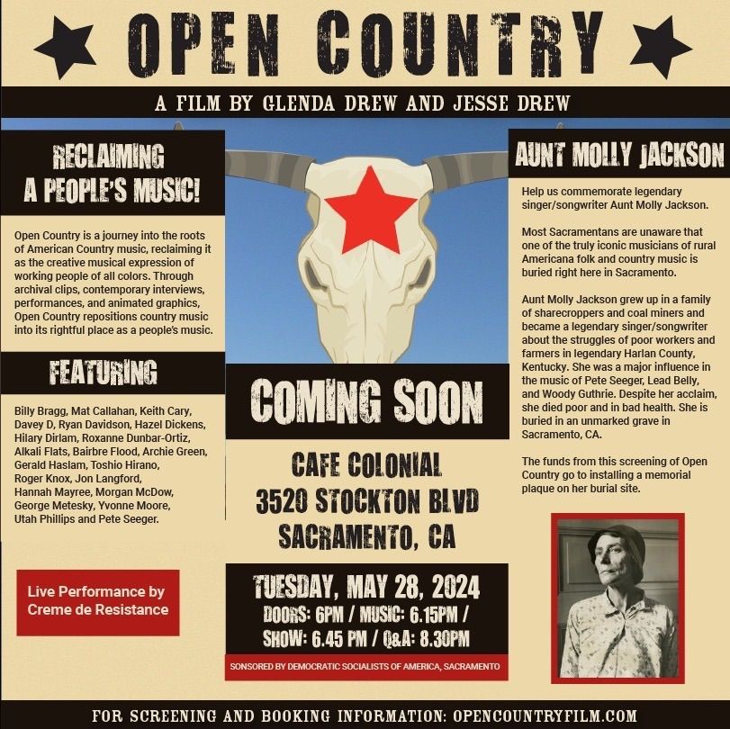 Open Country: A Benefit for Aunt Molly Jackson\u2019s Memorial Stone