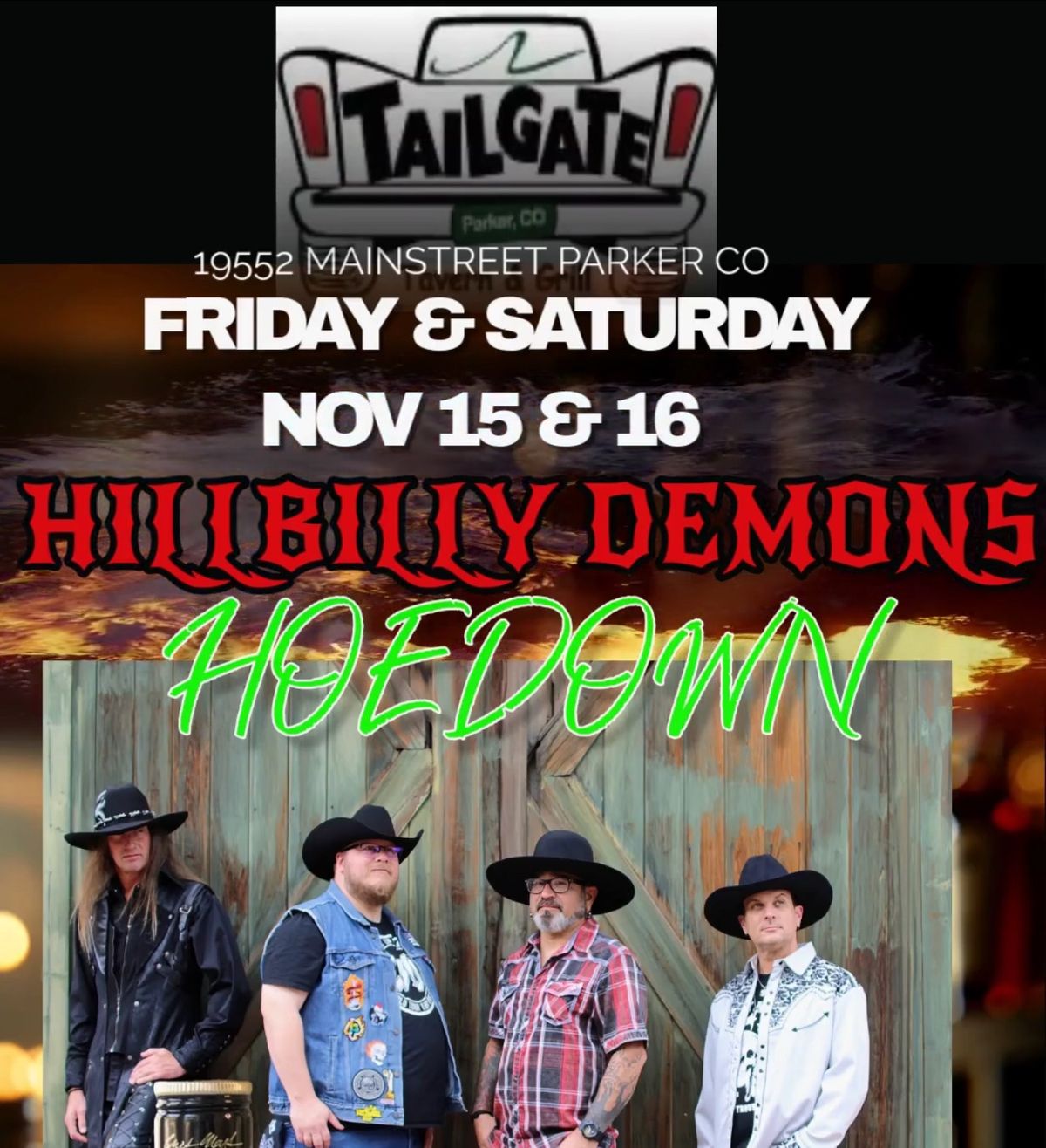 HILLBILLY DEMONS @ TAILGATE TAVERN  